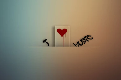 I Love Music HD Desktop Wallpaper Backgrounds Download