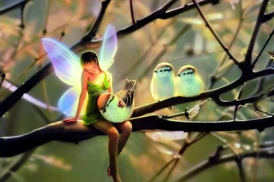 Fairy&Birds   Fairies Wallpapers (30632290)   Fanpop