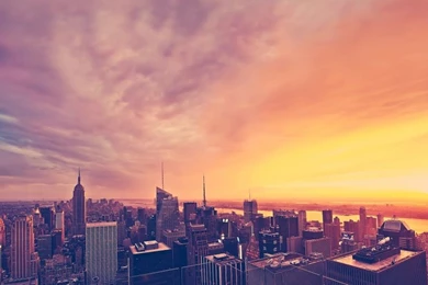 Sunset Cityscapes New York City Cities – Nature Sunsets HD Desktop ...