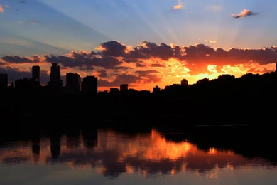 City Of Minneapolis Sunset Wallpapers