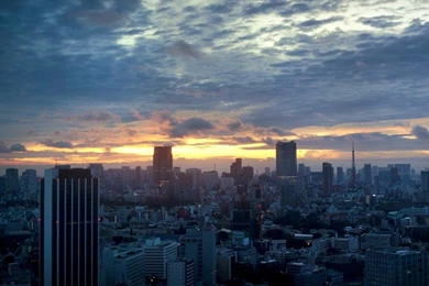 Sunset City iPad Wallpapers Download