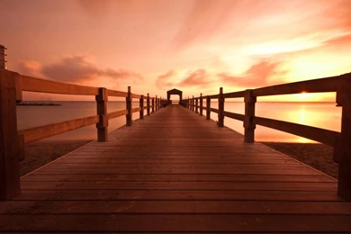 Wallpapers Sunsets Nature Sunset Landscape Hd City With 1366x768 ...