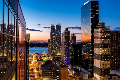 New York City Sunset Wallpapers Hd 1920x12002560x1600 HD Desktop ...