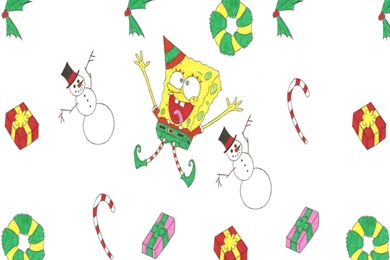 Spongebob Christmas Desktop Wallpapers   1600x1200   182409