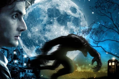 Moon Tardis David Tennant Doctor Who Tenth Wallpapers