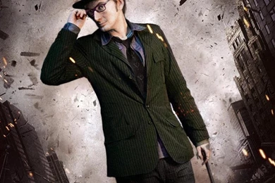 David Tennant Doctor Who The Riddler Wallpapers