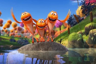 The Humming Fish From Dr. Seuss' The Lorax Movie Desktop Wallpapers
