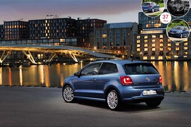 2013 Volkswagen Polo BlueGT   Rear