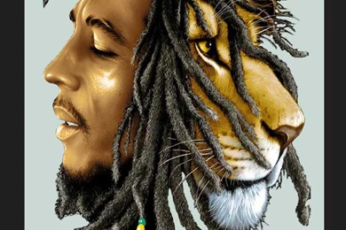 Bob Marley Lion Poster