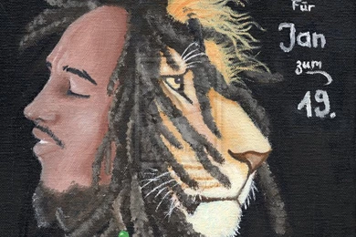 Bob Marley Lion Head