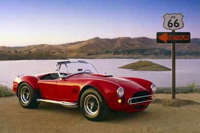 Cars Route 66 Ac Cobra Wallpapers