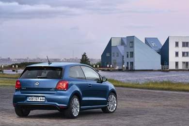 Volkswagen Polo Blue GT 2013 Widescreen Exotic Car Wallpapers
