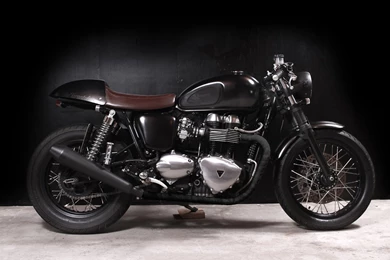 Triumph Bonneville T100 Cafe Racer   Image