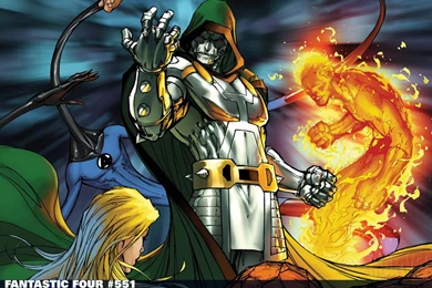 Dr. Doom Vs Fantastic Four Wallpapers (6344) Wallpaperesque