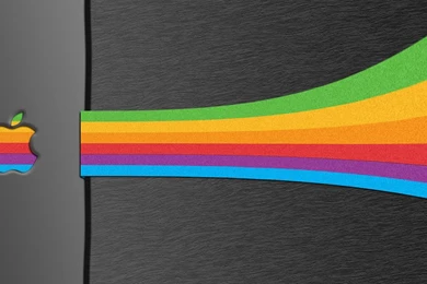 Retro Apple Striped Wallpapers