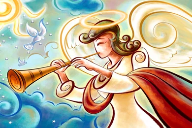 Free Download Christmas Angels HD Wallpapers For iPhone 5