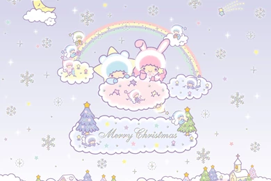 Sanrio Little Twins Stars Christmas Wallpapers   Cute · Kawaii ...
