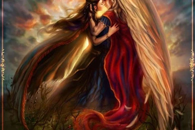 Download Mobile Wallpaper: People, Girls, Fantasy, Men, Kisses ...