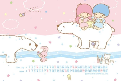 1024x768   Little Twin Stars Wallpapers (26467396)   Fanpop