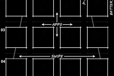 Two More Excellent Grid Style iPhone IOS 4 Wallpapers [Download ...