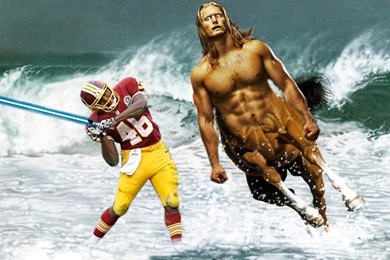 Alfred Morris Photoshops, Part I: Fighting Horse sized Clay ...