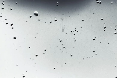 Rain Drops On Window Black And White