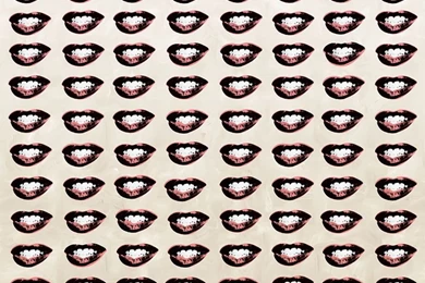 Contemporary Wallpapers / Patterned / Printed   MARILYN'S LIPS By ...