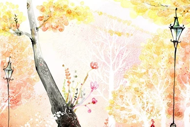 Drawings Of Autumn HD Desktop Wallpapers : Widescreen : High ...