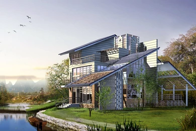 3D House Cool Wallpapers Wide 3d