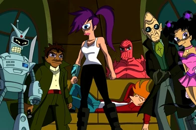 Amy Wong Bender Dr Zoidberg Futurama Hermes Philip
