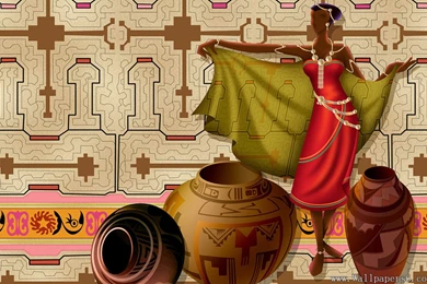 African Paintings Wallpapers