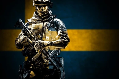 Battlefield Yellow Sweden Weapons Flags Swedish 3 Wallpapers