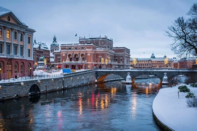 Winter 4K Stockholm Sweden Wallpapers