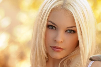 Women Blonde Face
