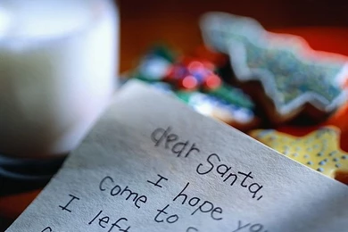 Wallpapers Of A Letter To Santa   Messages To Santa 12   Wallcoo.net