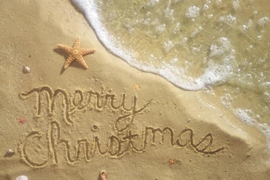 Christmas Beach Wallpapers   Wallpapers Cave