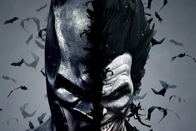 Batman Vs Joker Dual Screen iPad 1 & 2 Wallpapers