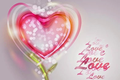 Romantic Love Heart Designs HD Cover Wallpapers