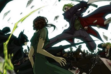 BATMAN VS THE JOKER WALLPAPER   (