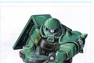 Zaku Ii Got 100 Rounds Of Rapid Fire 120mm Ammo Wallpapers ...