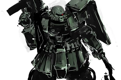 Gundam Walls And LOLS: Zaku II Cool Artwork Wallpapers