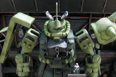 RG 1/144 Zaku [Full Hatch Open]: Modeled By Mister_P : Photoreview ...