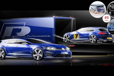 2014 Volkswagen Golf R Design Sketch