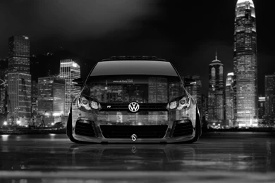 Volkswagen Golf R Front Crystal City Car 2014 « El Tony