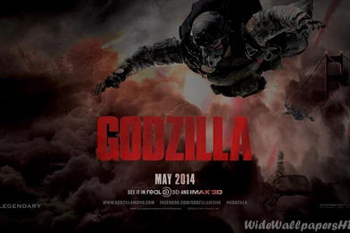 Godzilla 2014 Movie Poster Wallpapers