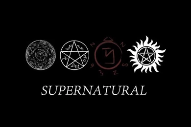 Supernatural Symbols   Wallpaper.