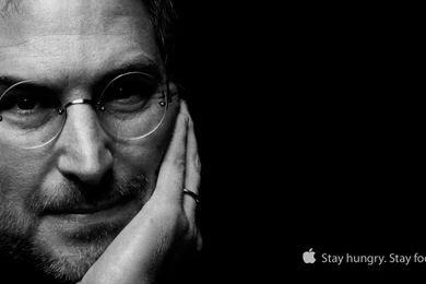Wallpaper: "Stay Hungry, Stay Foolish" Steve Jobs