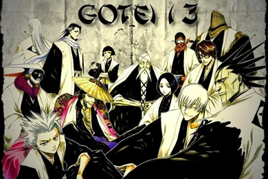 Bleach Zaraki Kenpachi Kurotsuchi Mayuri Soifon Kuchiki Byakuya ...