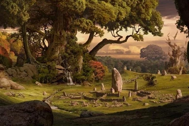 DRUID WERE THERE WALLPAPER   (