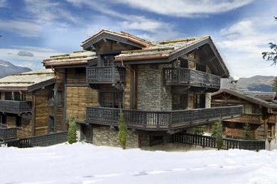 Mountain Resort, Snow, Winter, Cabin, Sky, Cloud, World, 2560x1440 ...
